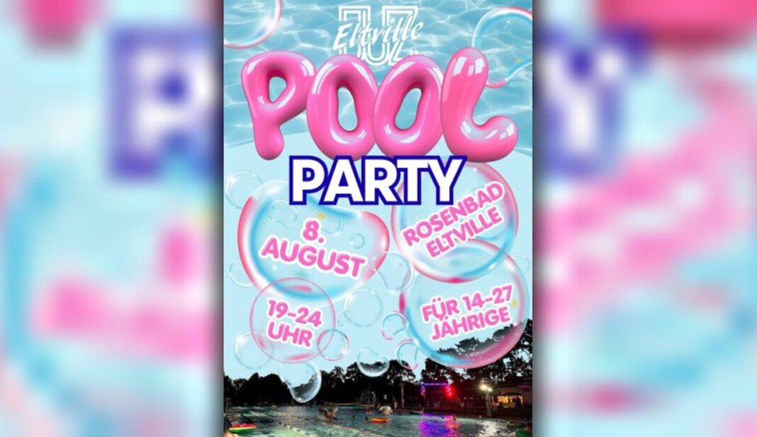 Poolparty im Rosenbad: JUZ lädt 14 bis 27 Jährige zum Abendbad ein Poolparty im Rosenbad: JUZ lädt 14 bis 27 Jährige zum Abendbad ein