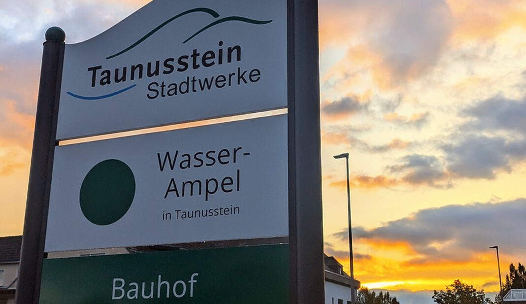 Taunussteins Wasserlage entspannt sich: Ampelstufe auf Grün gesetzt